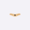 Black Marva Top Ring