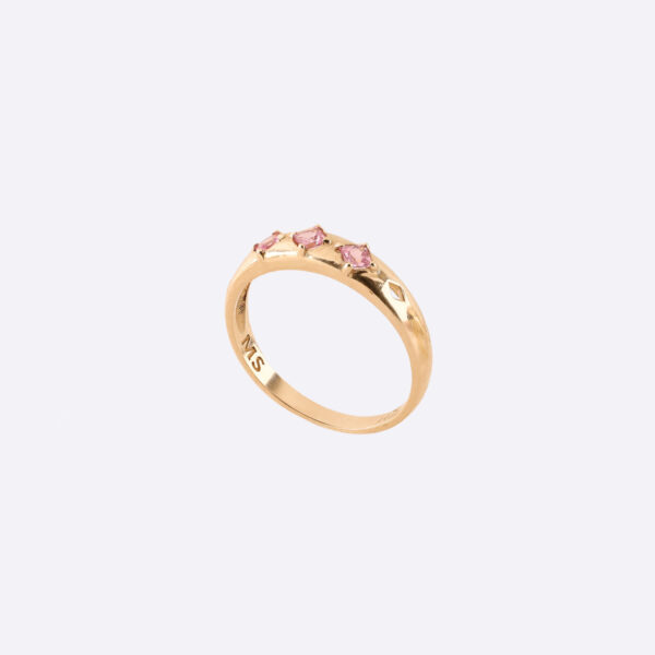 Pink Sapphire Moshit Ring