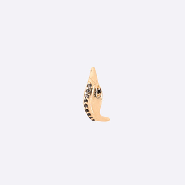 Black Diamonds Beak Earring