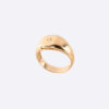 White Sapphire Square Bombay Ring