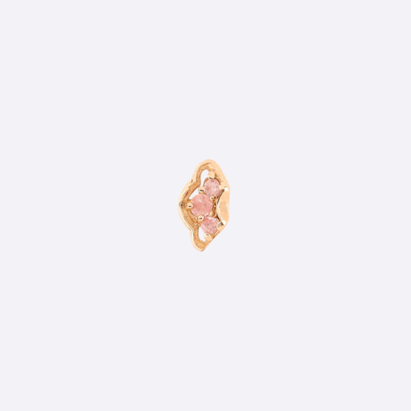 Rose quartz Marmaid Earring