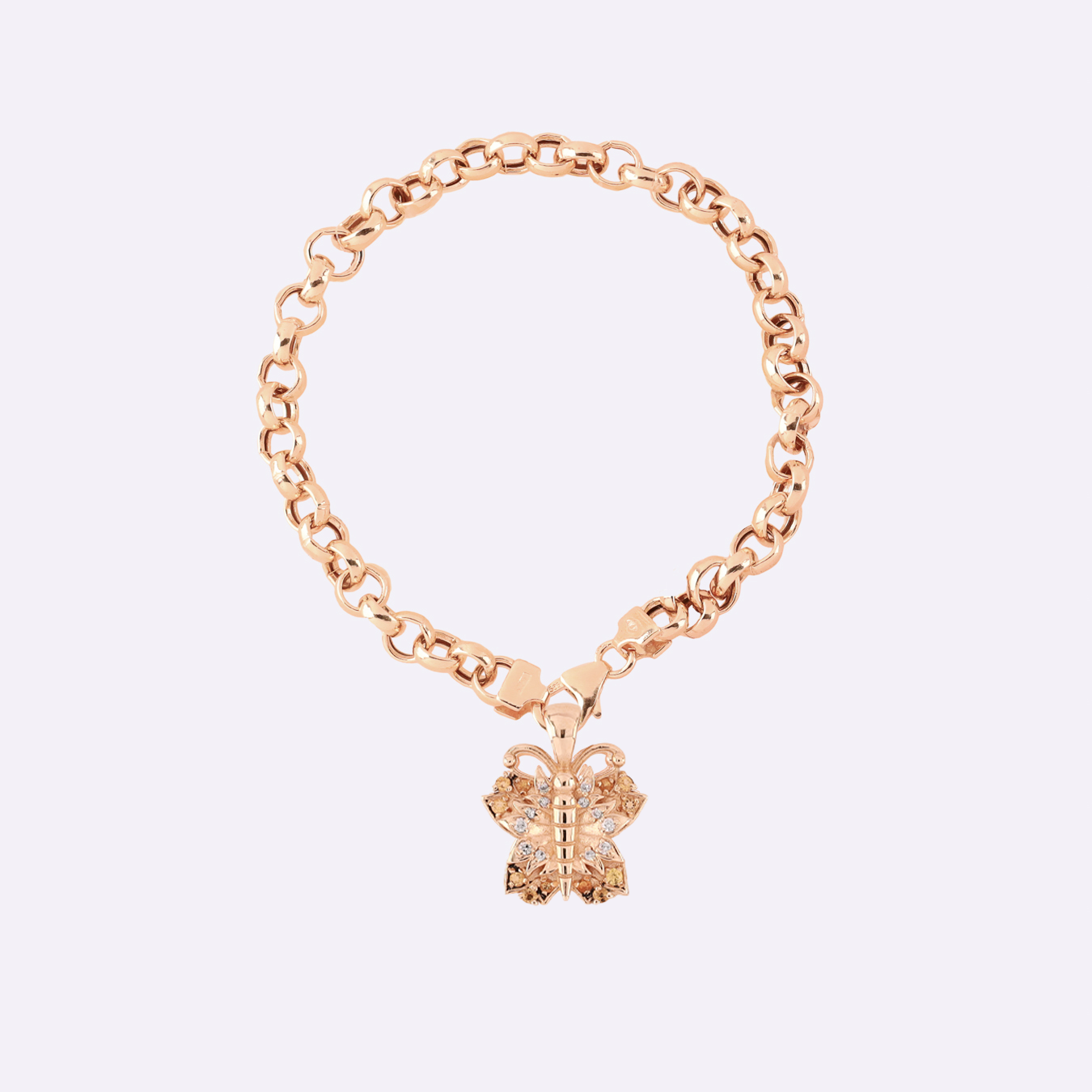 Yellow Citrine Efrat Butterfly Bracelet
